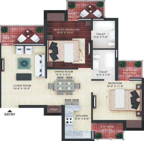 2 BHK Flat in Future Estate in Sector 1, Greater Noida - Image 290446