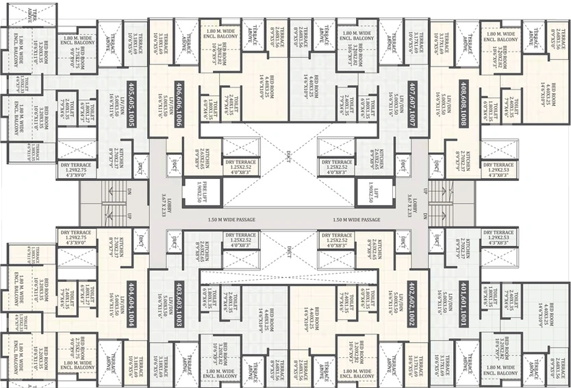 Floor Plan of Mantra Essence in Undri, Pune - Image 17780