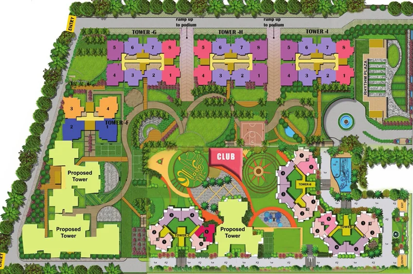 Master Plan of Future Rhythm Ccounty in Sector 1, Greater Noida - Image 2130