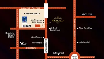 Location of Aashish Royal Palm - Image 2076