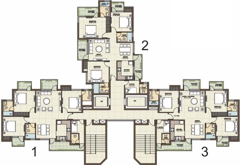 Master Plan of Golf Homes Greenbay in Yamuna Expressway, Greater Noida - Image 2137