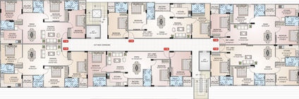 Floor Plan of Shivgyan Heights in Ajmer Road, Jaipur - Image 53762