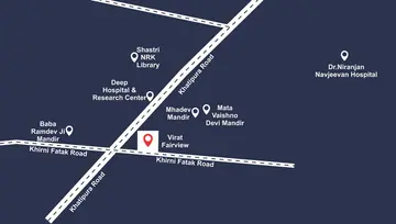 Location of Virat Fairview - Image 53796