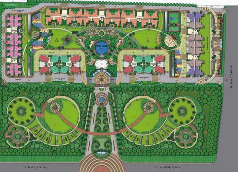 Master Plan of Saviour Greenarch in Techzone 4, Greater Noida - Image 61930