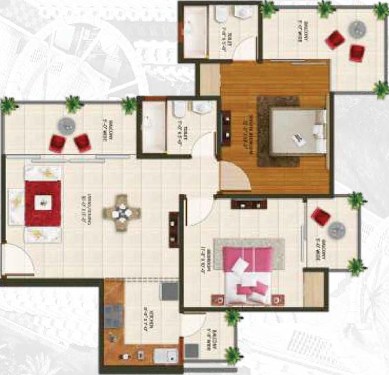2 BHK Flat in Amaatra Homes in Sector 10, Greater Noida - Image 548088