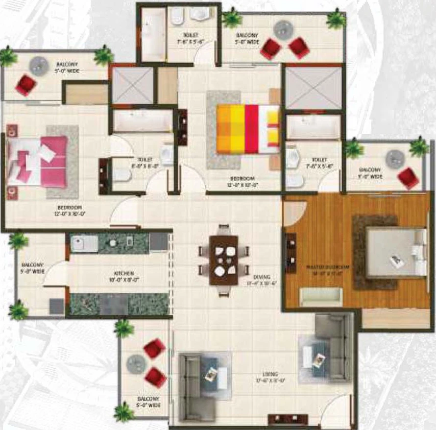 3 BHK Flat in Amaatra Homes in Sector 10, Greater Noida - Image 548092