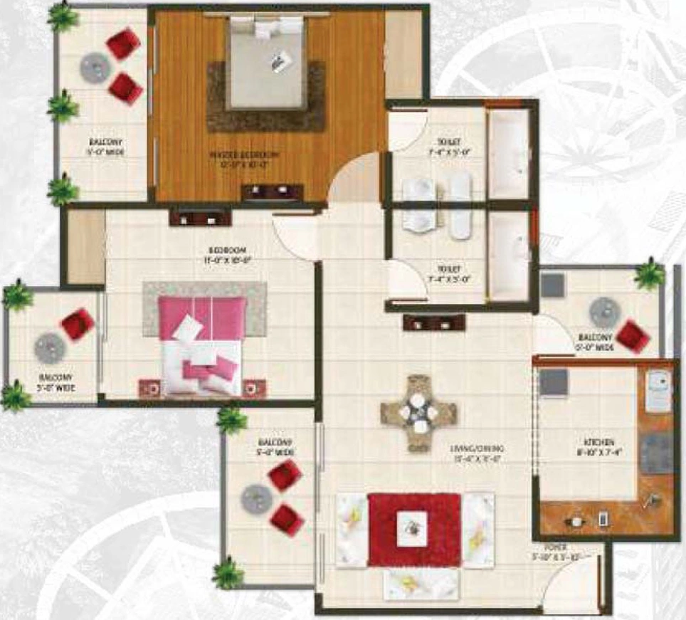 2 BHK Flat in Amaatra Homes in Sector 10, Greater Noida - Image 548089