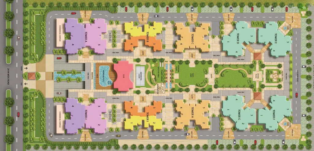 Master Plan of Amaatra Homes in Sector 10, Greater Noida - Image 63132