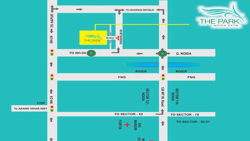 Location of GRC The Park in Noida Extention, Greater Noida - Image 91727