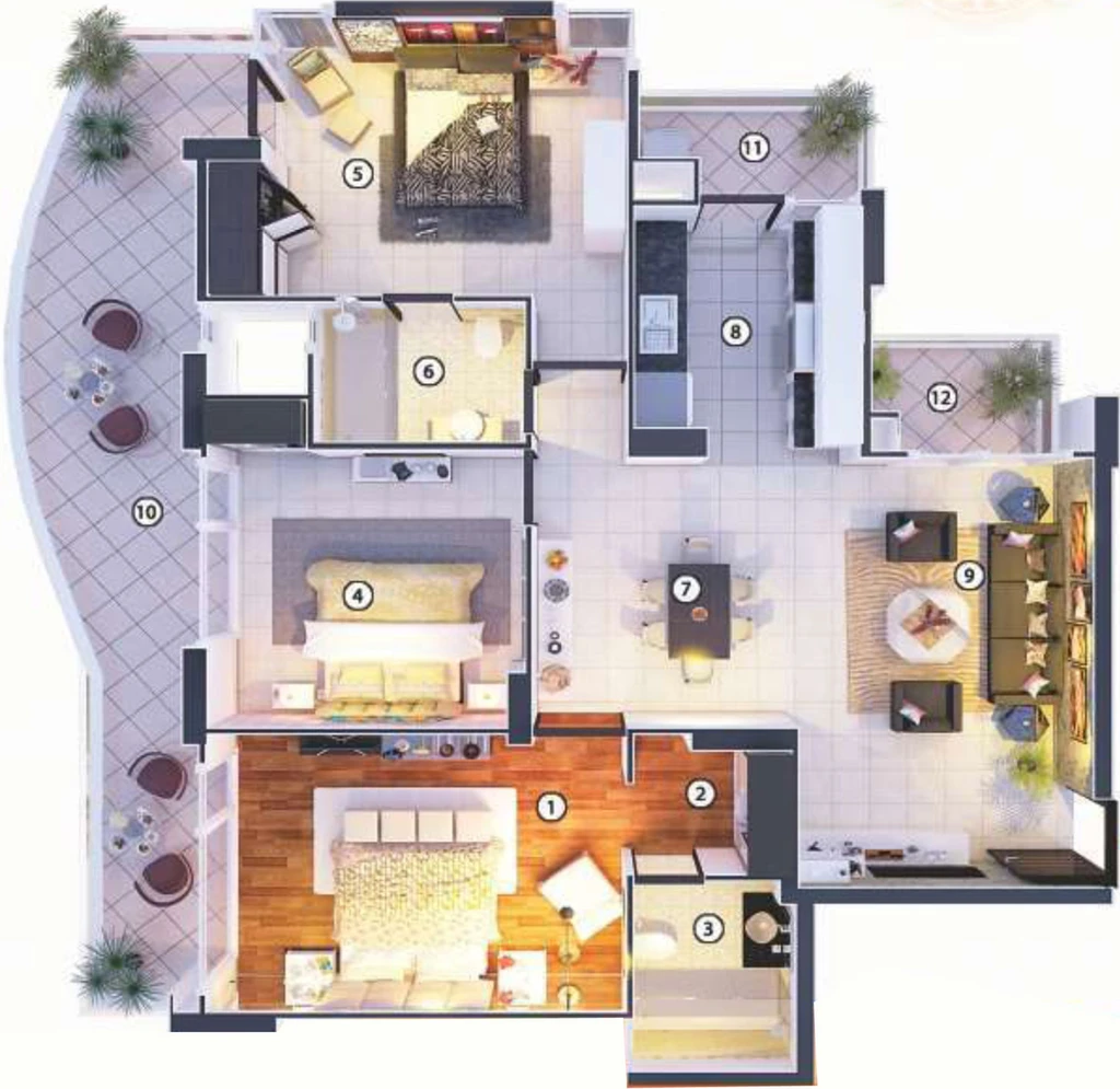 3 BHK Flat in Mangalya Ophira in Sector 1, Greater Noida - Image 513493