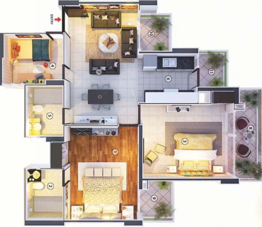 2 BHK Flat in Mangalya Ophira in Sector 1, Greater Noida - Image 513492