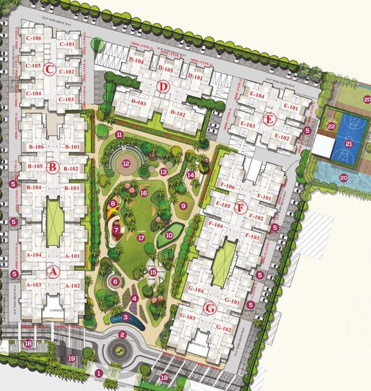 Master Plan of KGK Akshar in Mansarovar, Jaipur - Image 113496