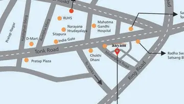 Location of KGK Aayam - Image 53846