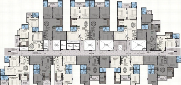 Floor Plan of Aashish Acacia in Jagatpura, Jaipur - Image 53893