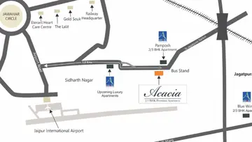 Location of Aashish Acacia - Image 53892