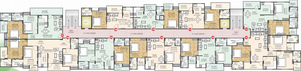 Floor Plan of Aradhana Bhavyaa Green in Jagatpura, Jaipur - Image 53905