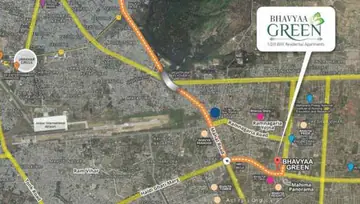 Location of Aradhana Bhavyaa Green - Image 53904