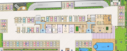 Master Plan of Aradhana Bhavyaa Green in Jagatpura, Jaipur - Image 53906