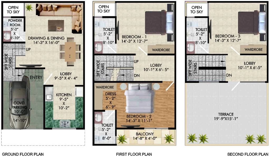3 BHK House/Villa in Ashoka Greens Villa in Sector 1, Greater Noida - Image 509890