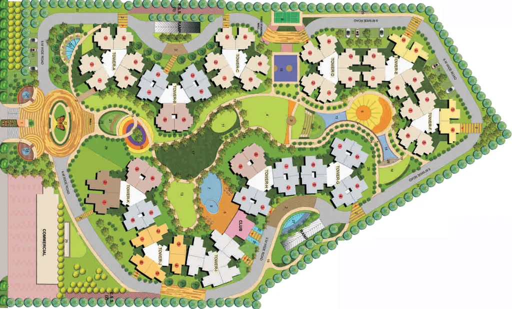 Master Plan of JM Florence in Techzone 4, Greater Noida - Image 91792
