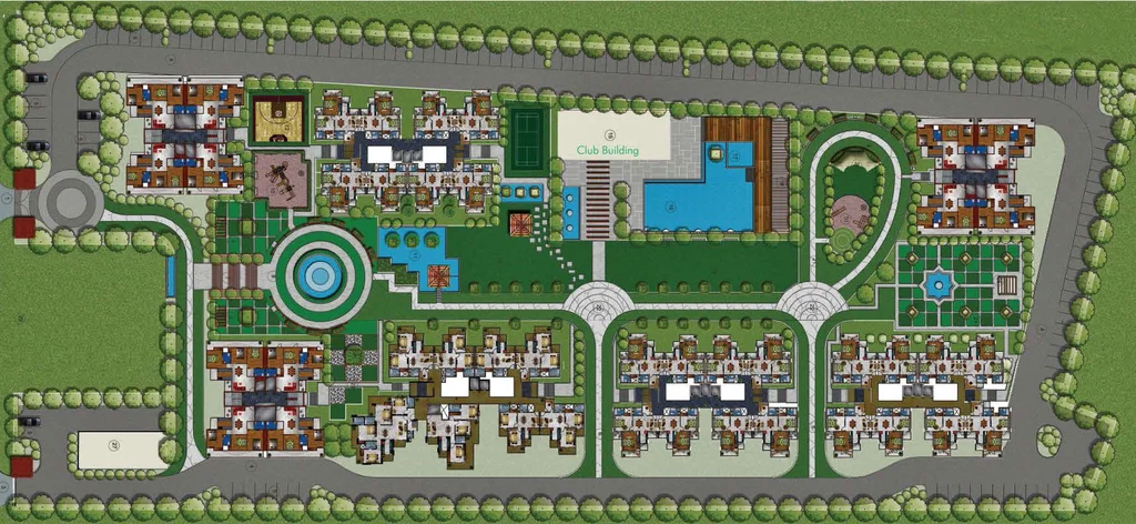 Master Plan of Unibera Towers in Sector 1, Greater Noida - Image 73380