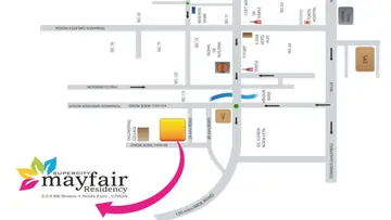 Location of Supercity Mayfair Residency - Image 55602