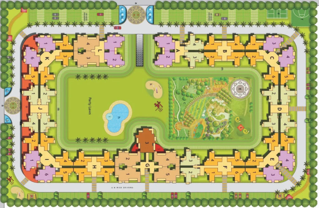 Master Plan of Supercity Mayfair Residency in Techzone 4, Greater Noida - Image 55603