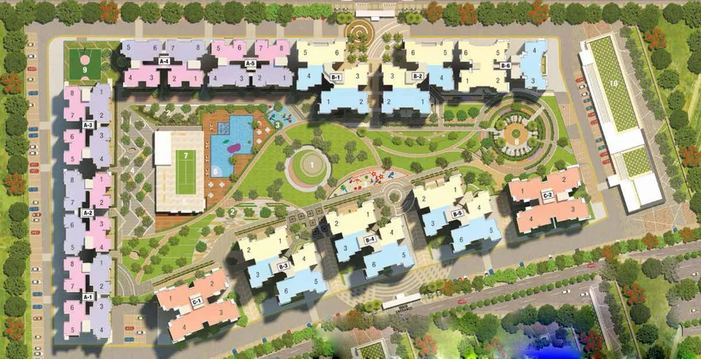 Master Plan of ABA Cherry County in Techzone 4, Greater Noida - Image 55664