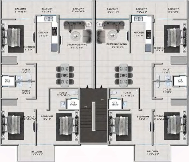 Floor Plan of Kedia Sezasthan in Ajmer Road, Jaipur - Image 88193