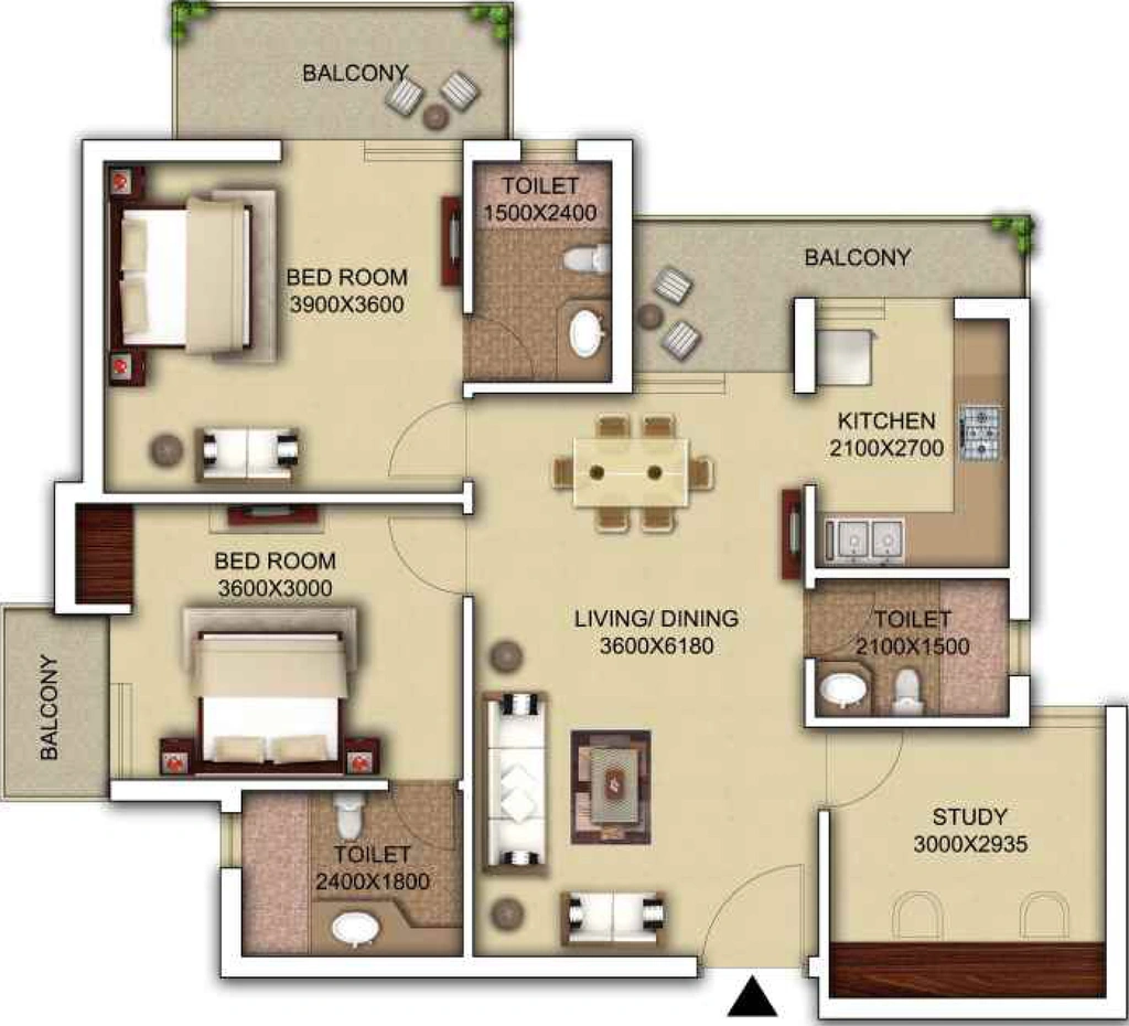 2 BHK Flat in Morpheus Pratiksha in Sector 1, Greater Noida - Image 510888