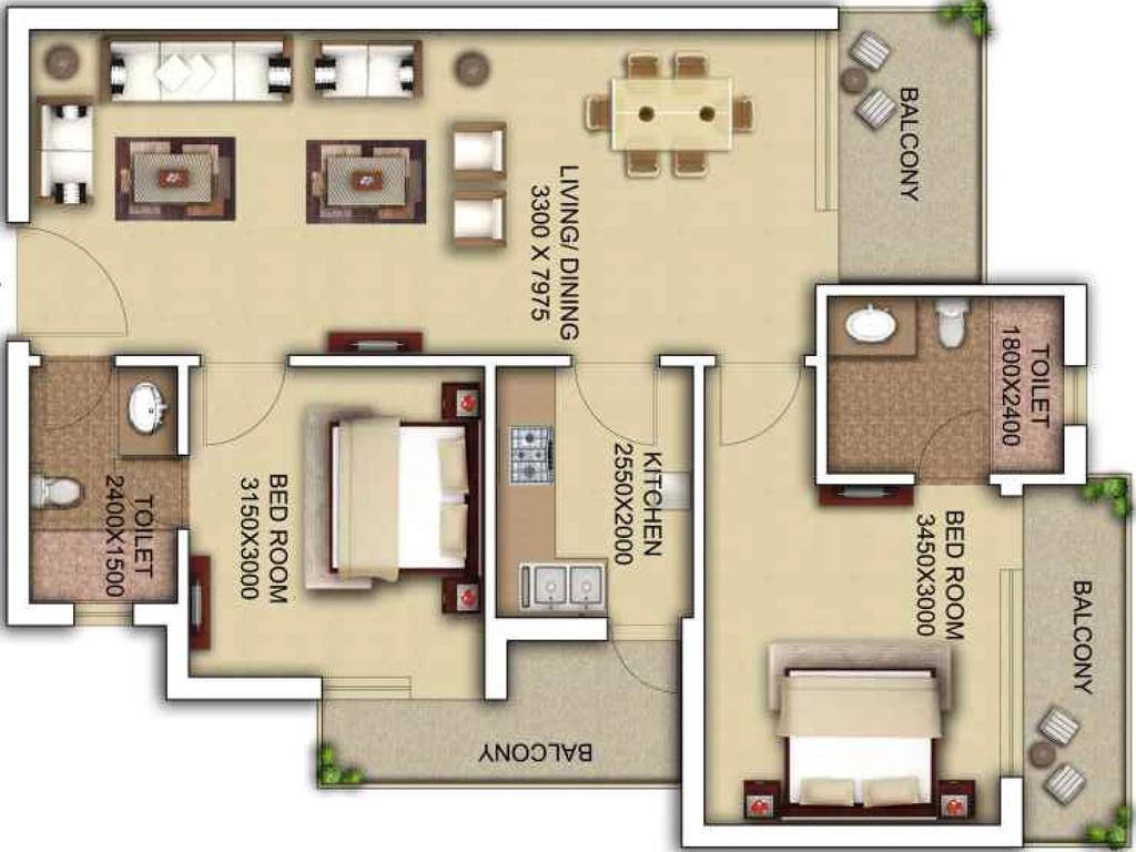 2 BHK Flat in Morpheus Pratiksha in Sector 1, Greater Noida - Image 510887