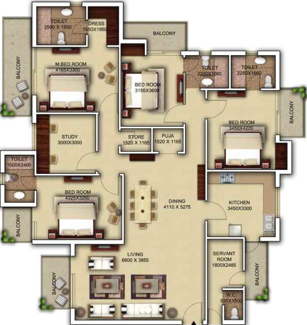 4 BHK Flat in Morpheus Pratiksha in Sector 1, Greater Noida - Image 510892
