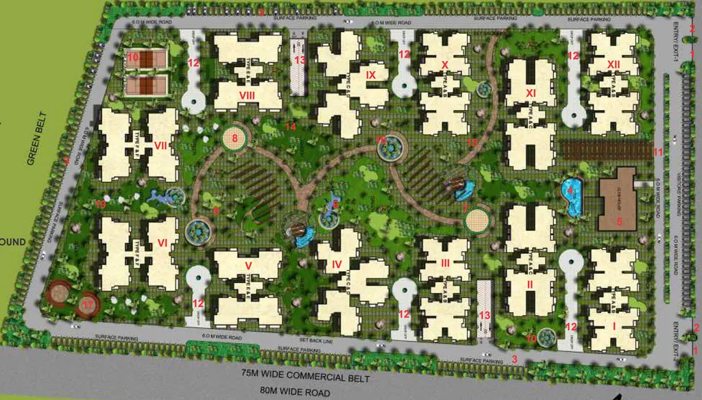 Master Plan of Morpheus Pratiksha in Sector 1, Greater Noida - Image 55856