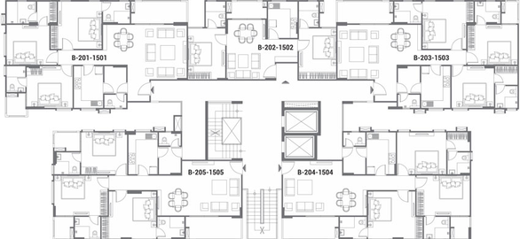 Floor Plan of FS The Coronation in Jagatpura, Jaipur - Image 54671