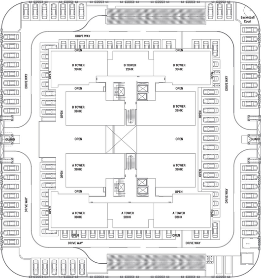 Master Plan of FS The Coronation in Jagatpura, Jaipur - Image 54672