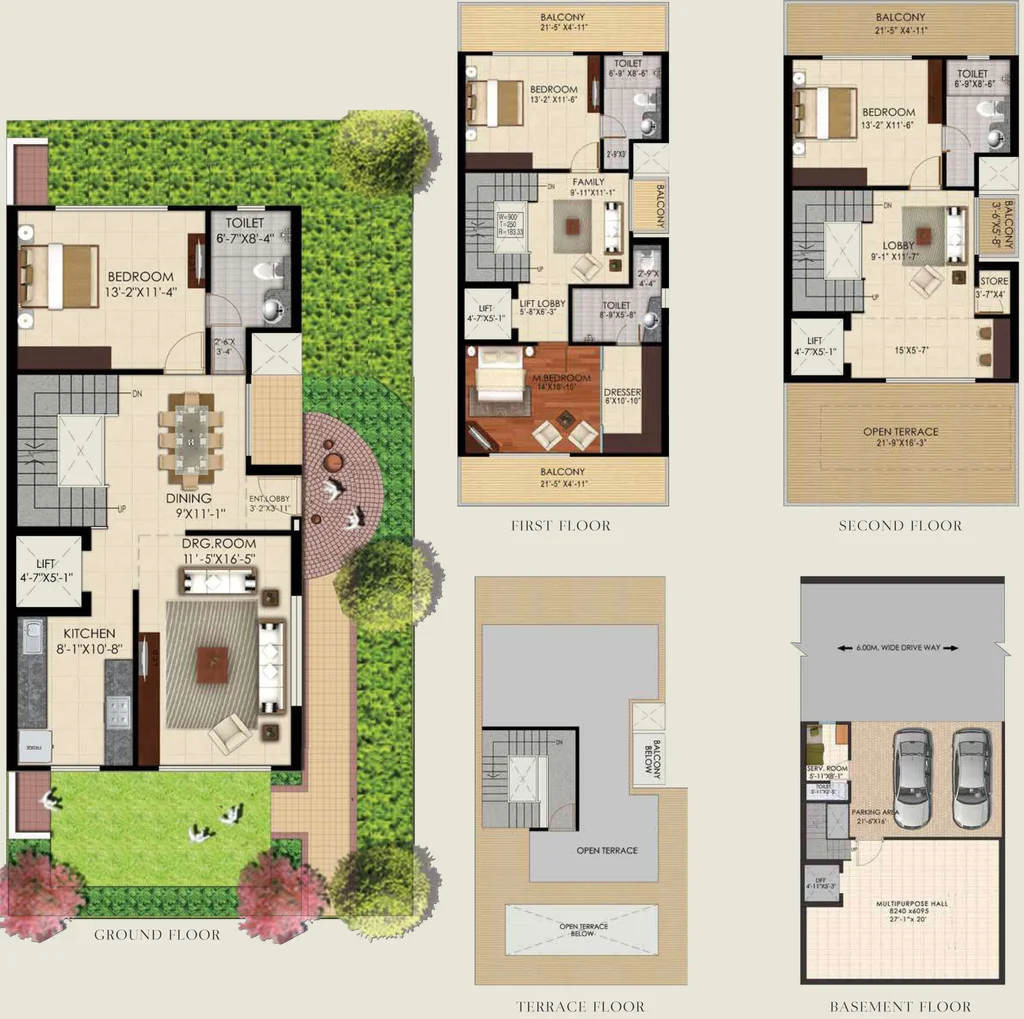 4 BHK House/Villa in Sun Twilight in Sector 27, Greater Noida - Image 511174