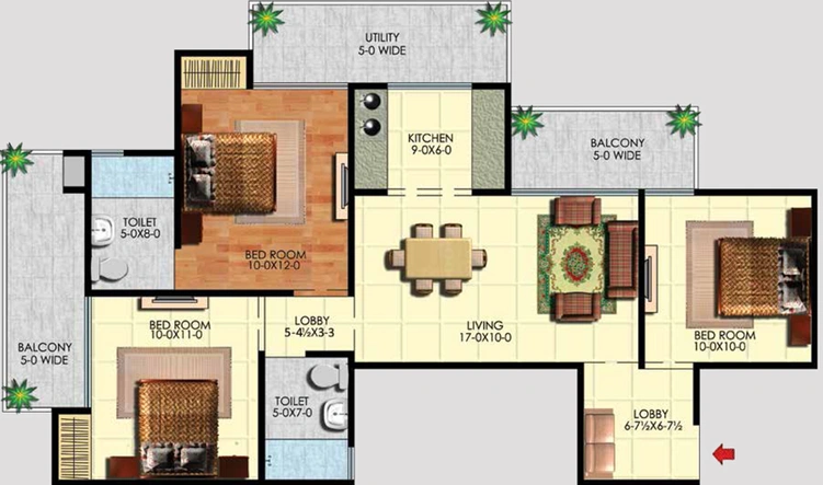 3 BHK Flat in Vihaan Greens in Sector 1, Greater Noida - Image 575152