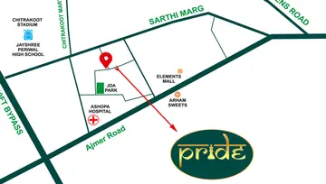 Location of Kothari Pride - Image 55065