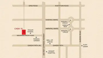 Location of Shrinath Casa 10 - Image 55073