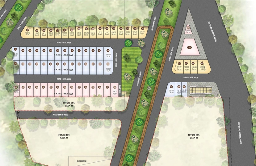 Master Plan of Shrinath Casa 10 in Vaishali Nagar, Jaipur - Image 55074