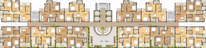 Floor Plan of Sand Court Yard in Jagatpura, Jaipur - Image 55179
