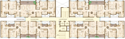 Floor Plan of Ganga Xtra Life in NIBM, Pune - Image 18106