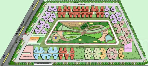 Master Plan of Galaxy North Avenue 2 in Noida Extention, Greater Noida - Image 96050