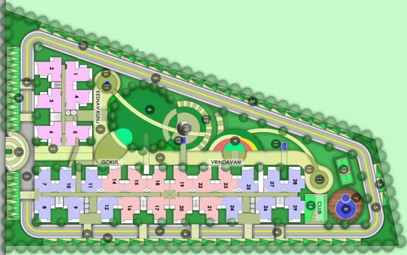 Master Plan of Galaxy Royale in Noida Extention, Greater Noida - Image 56196