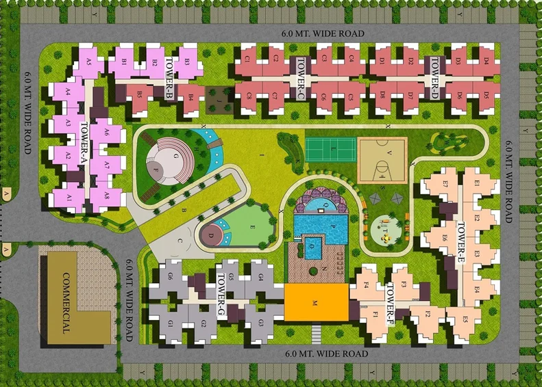 Master Plan of Galaxy Vega in Techzone 4, Greater Noida - Image 91687