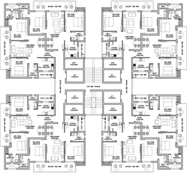 Floor Plan of Saha Eminence in Sector 150, Noida - Image 52295