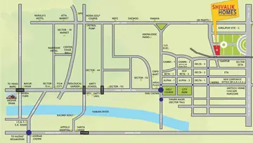 Location of Cosmos Shivalik Homes - Image 57666