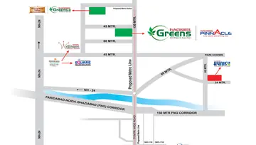 Location of Panchsheel Greens Phase 1 - Image 56229
