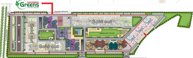 Master Plan of Panchsheel Greens Phase 1 in Sector 16 B, Greater Noida - Image 56230