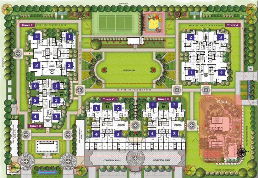 Master Plan of Apex Quebec in Siddhartha Vihar, Ghaziabad - Image 91510